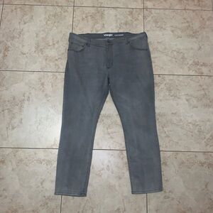 Grey wrangler denim jeans